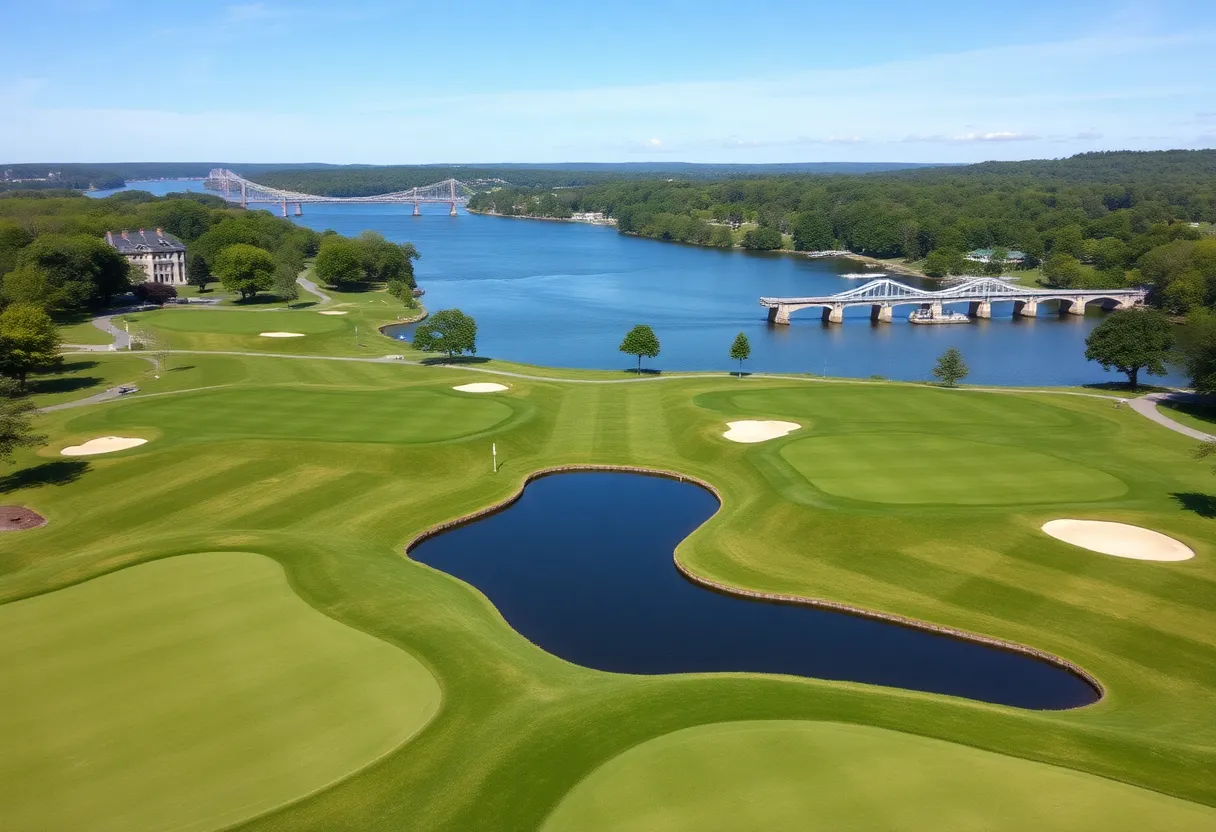 Beautiful view of renovated Sleepy Hollow Country Club