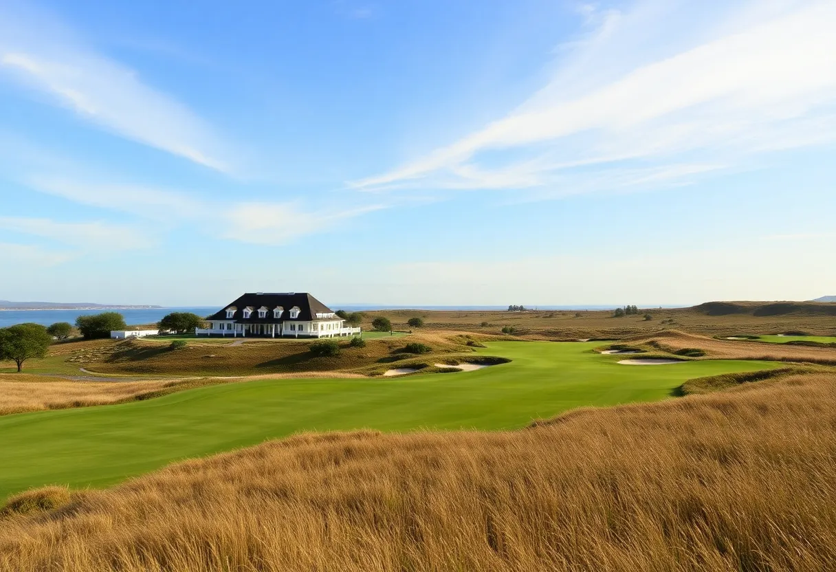 A stunning view of Trump International Golf Links