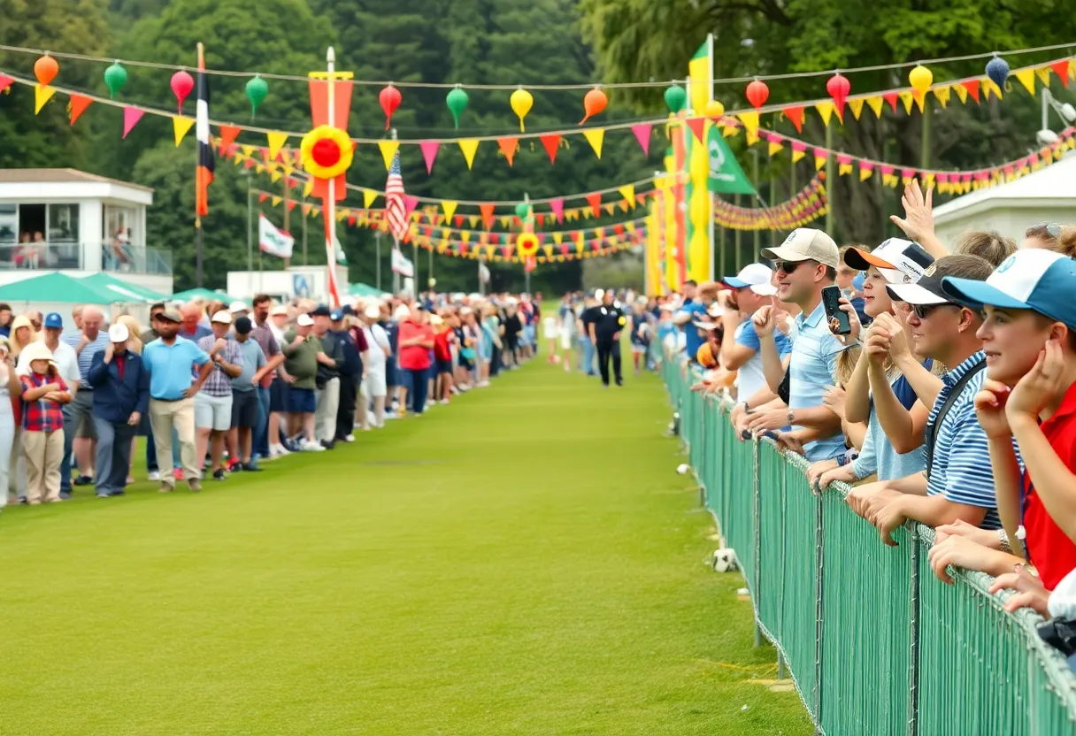 Crowd enjoying the WM Phoenix Open in 2025