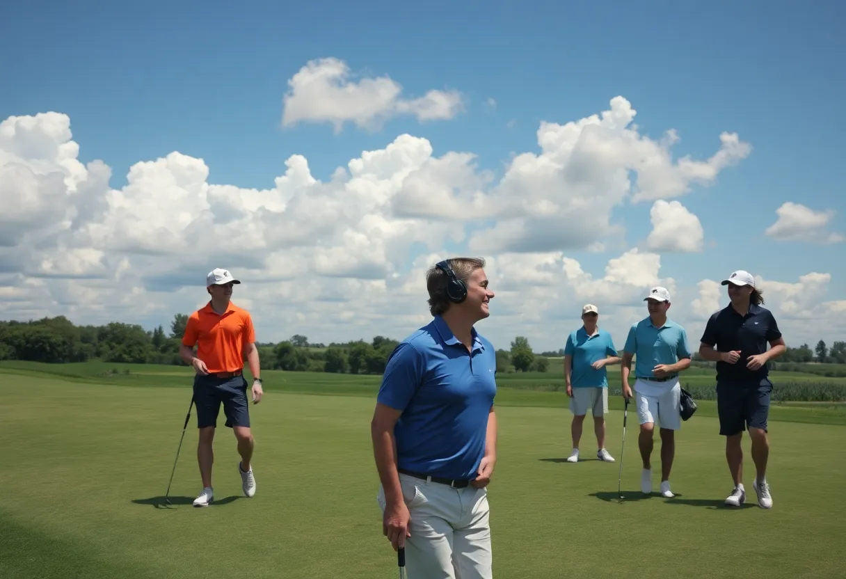 NBA stars enjoying a golf day at Waterville Links