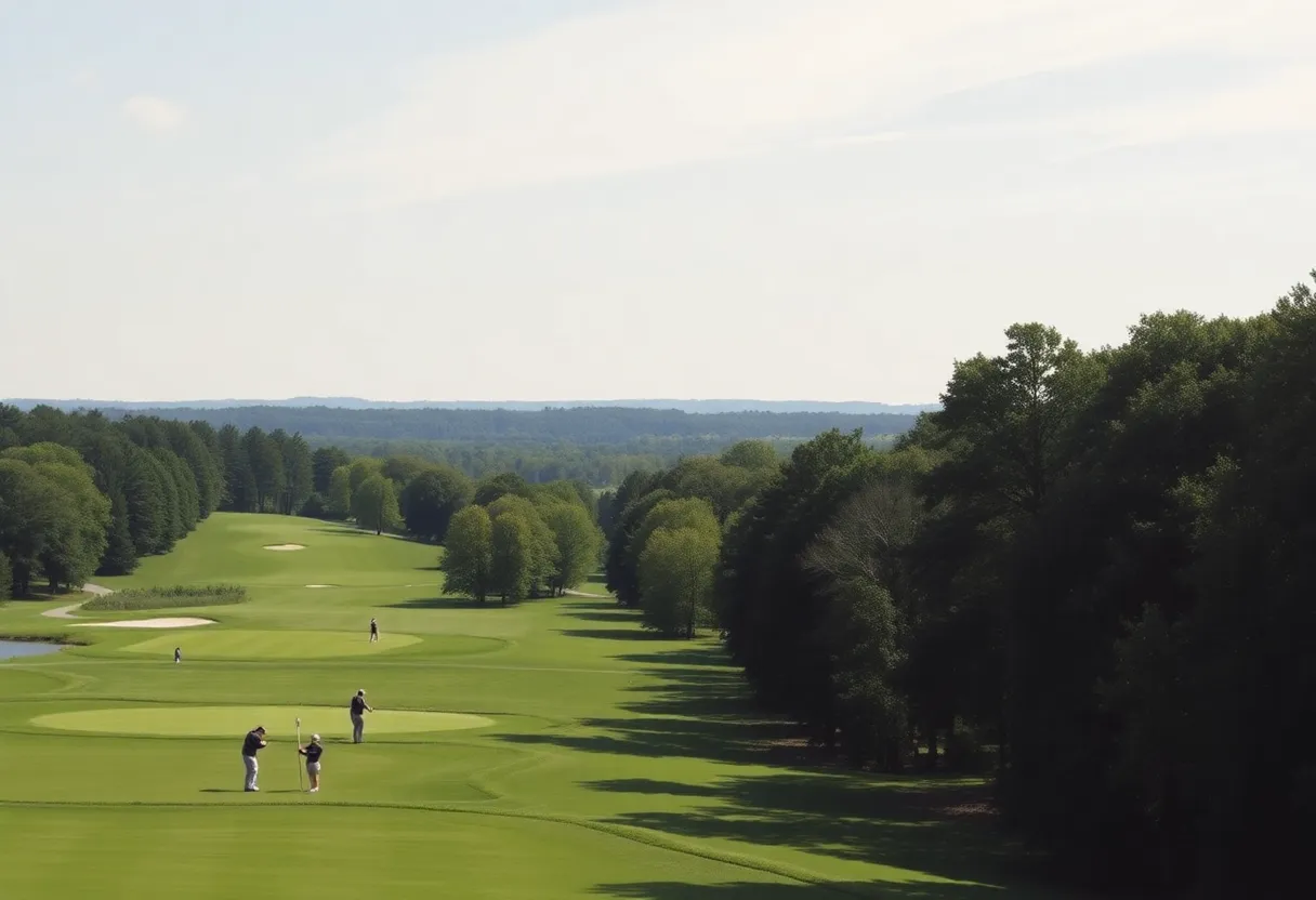 Scenic view of Bethpage Black Golf Course