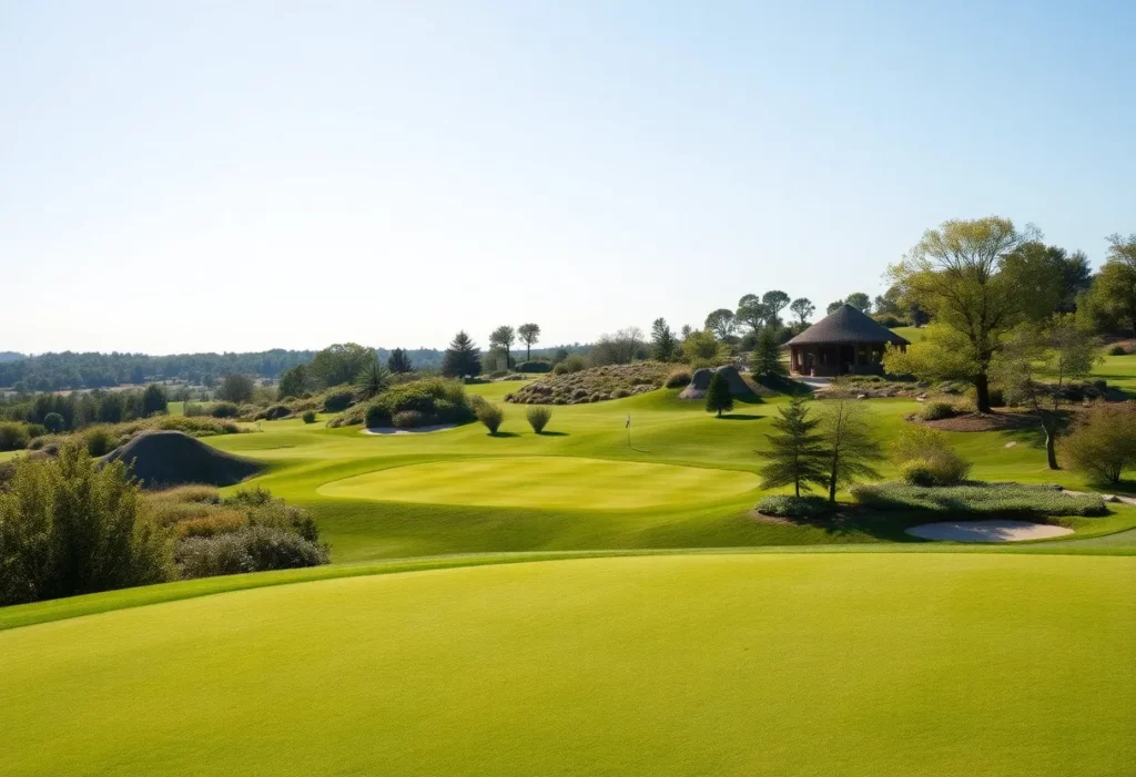 Scenic view of Crystal Downs Country Club's golf course