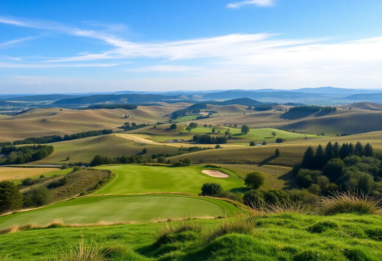 Picturesque view of Crystal Downs Golf Course