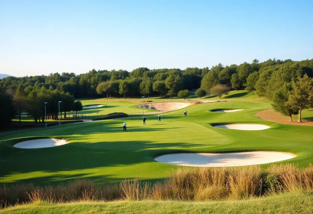 Golf course at Gloria Golf Club in Belek
