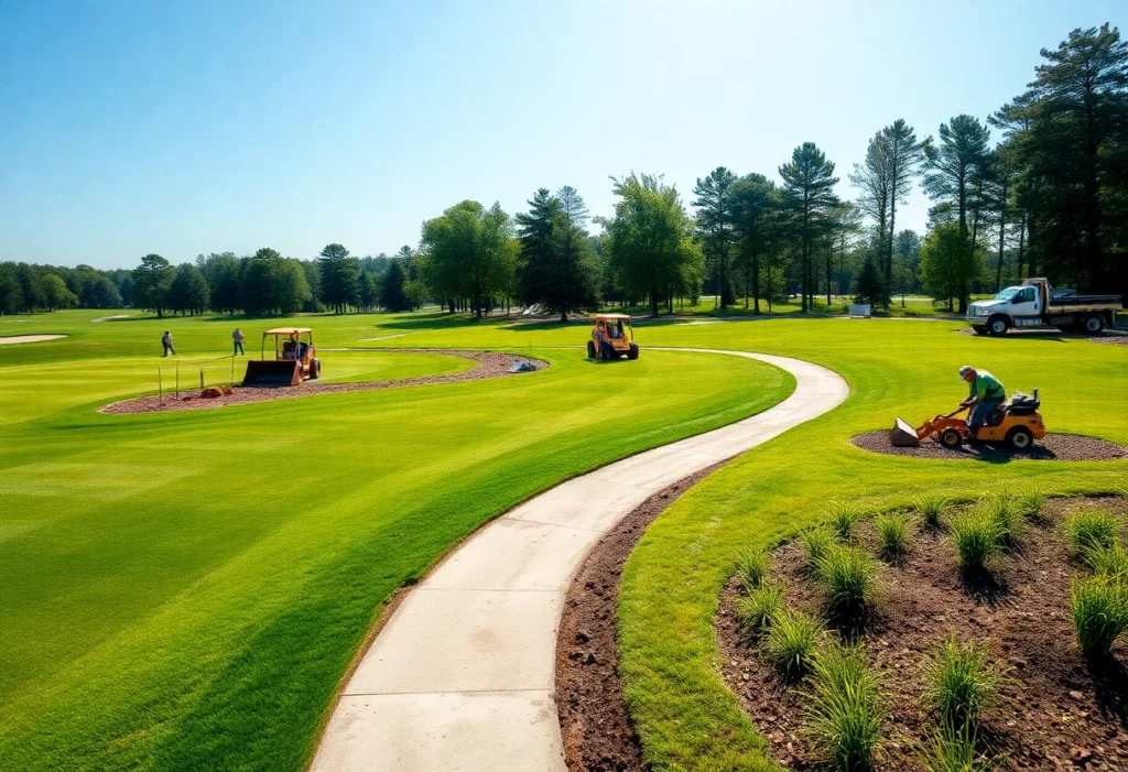 Renovation of golf course facilities in Southwest Florida