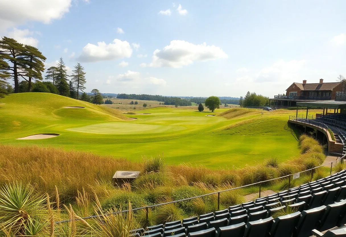 Oakmont Country Club golf course with challenging greens
