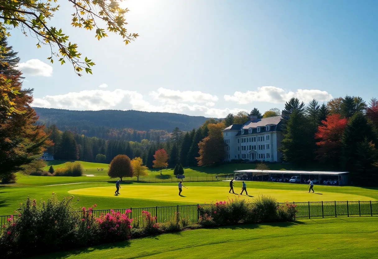 Oakmont Country Club Golf Course during a tournament