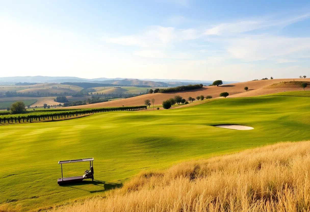 Scenic view of the redesigned Poppy Ridge Golf Course
