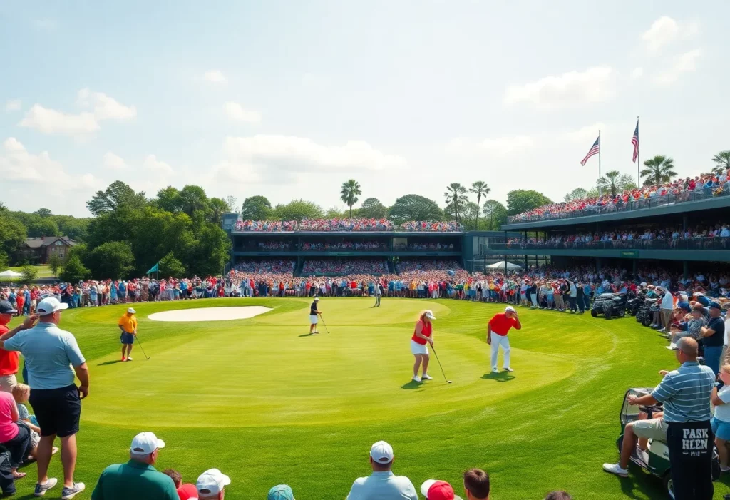 Golf tournament at TPC Toronto during the RBC Canadian Open.