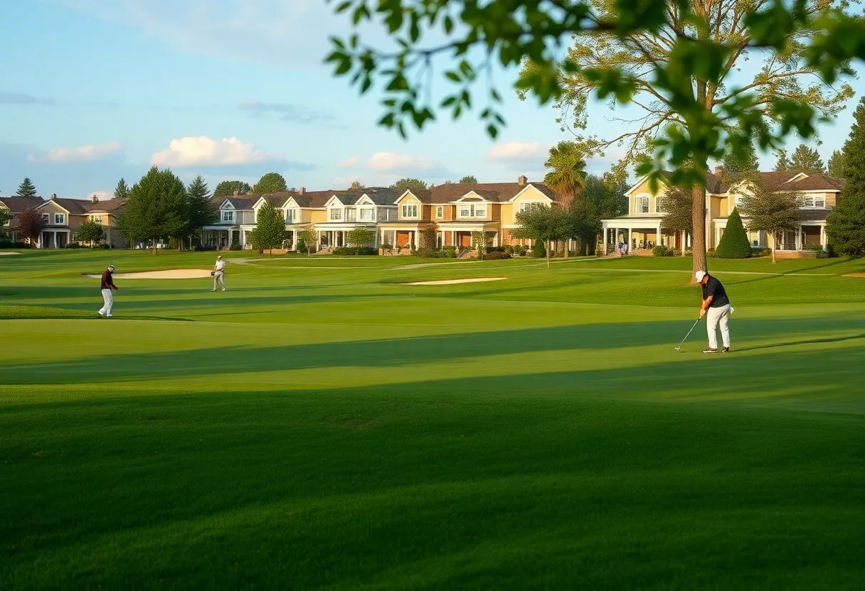 River Oaks Golf Club before closure