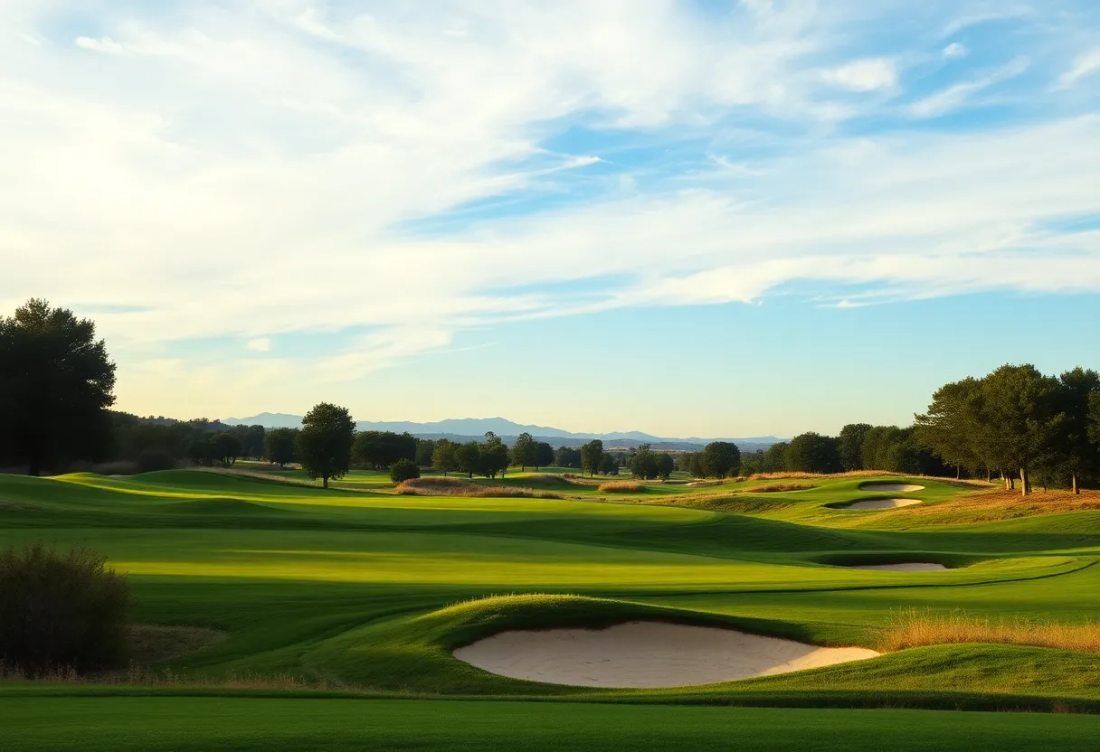Scenic view of a top public golf course