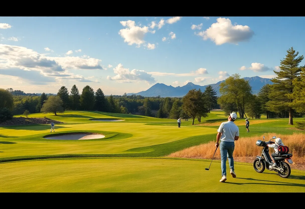 Unique golfing experiences on a picturesque course