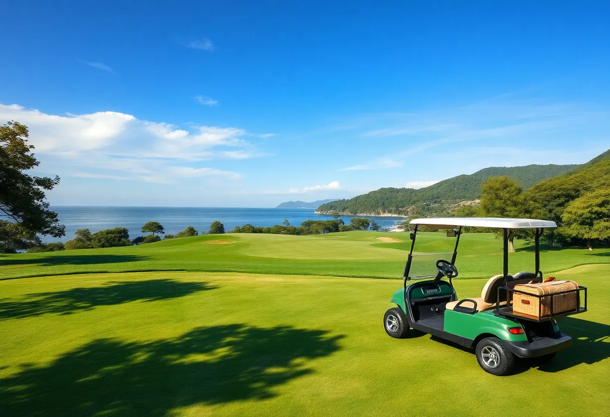 Golf course in Vietnam with modern technology