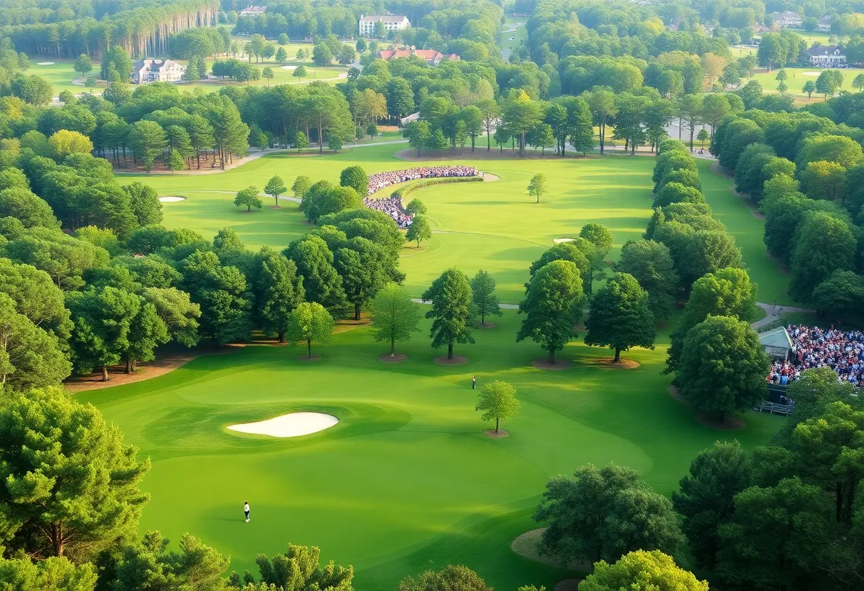 Scenic view of the Augusta National Golf Club
