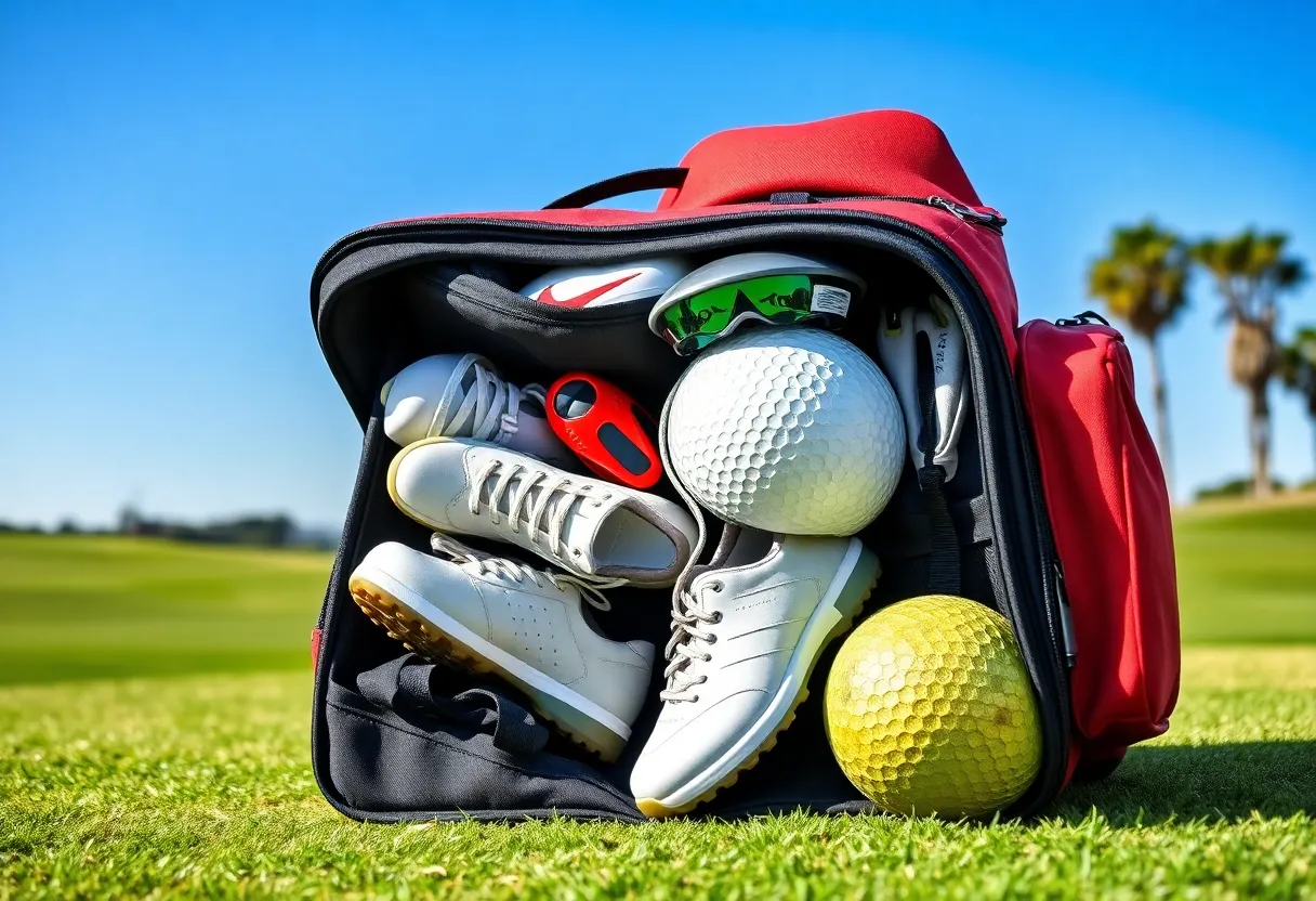 Packing tips for golf shoes and accessories
