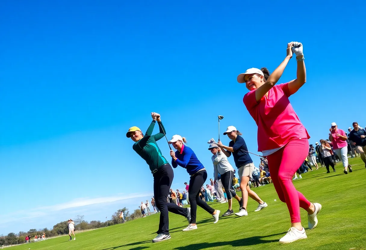 Golfers competing at the 2026 Solheim Cup in the Netherlands.