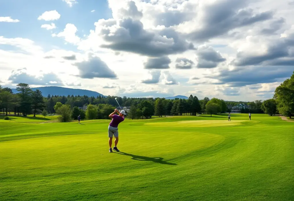 Players competing at Cape Cod National High School Golf Invitational