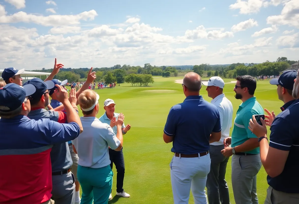 Celebration at Douglas Golf Club after AIG All-Ireland Senior Cup victory.