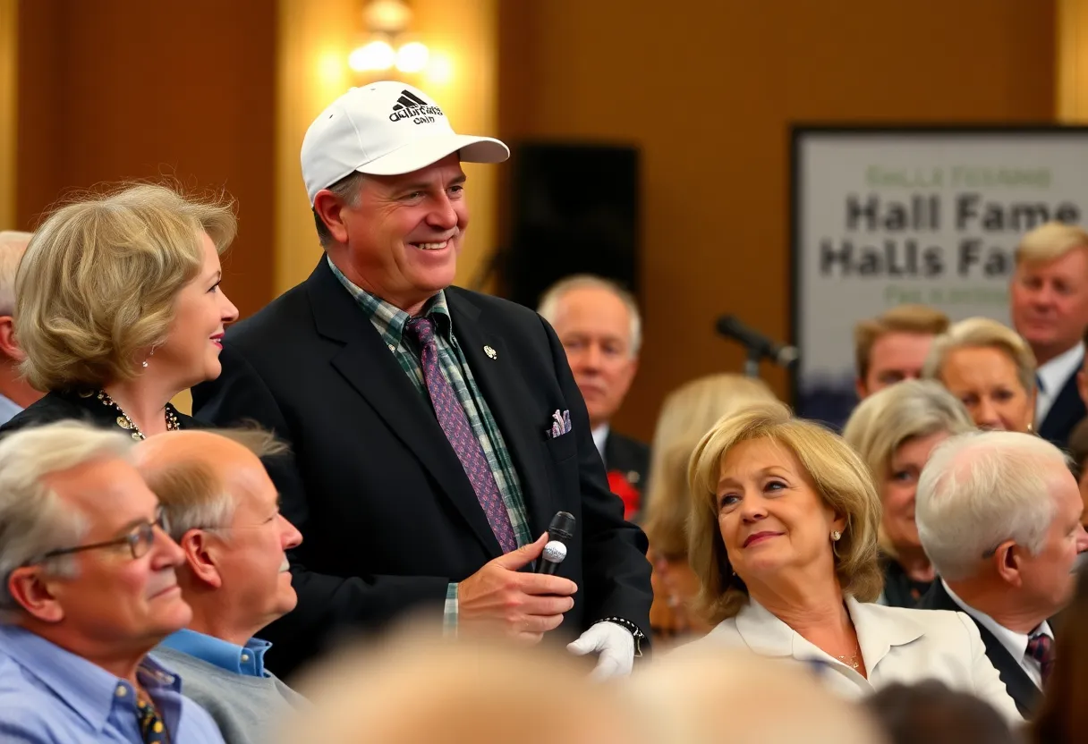 Gary Woodland's induction into the Kansas Athletics Hall of Fame
