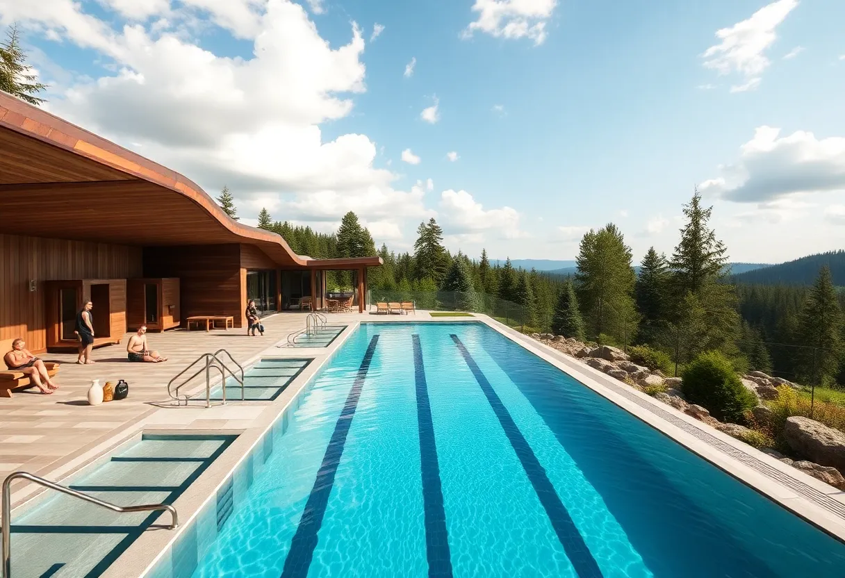 Exterior view of Giants Ridge Pool & Sauna Haus