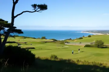 Scenic golf course in Le Touquet with coastal views