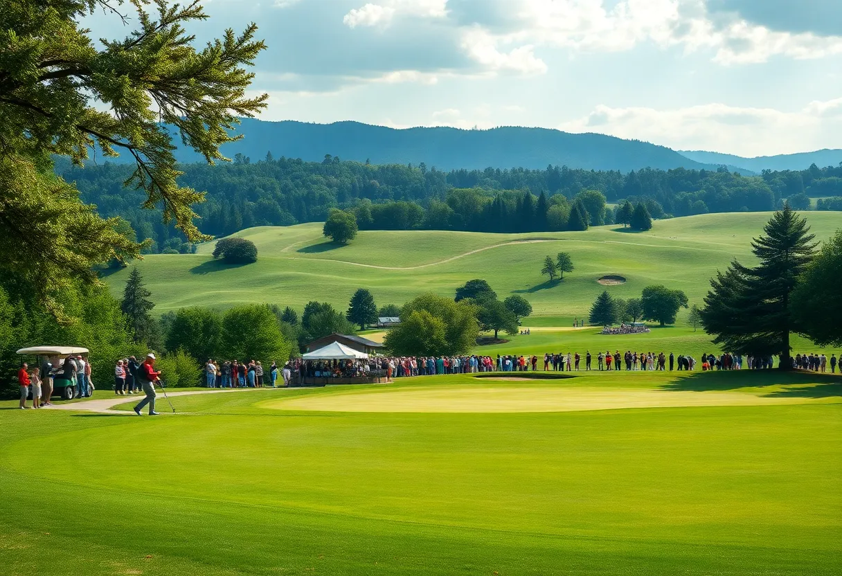 Golf course at the FedEx Open de France