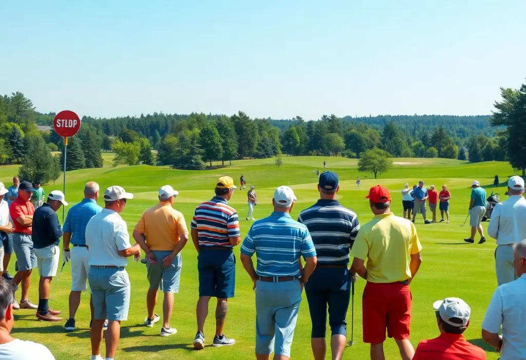 Golfers participating in the Myrtle Beach World Amateur 2025 tournament
