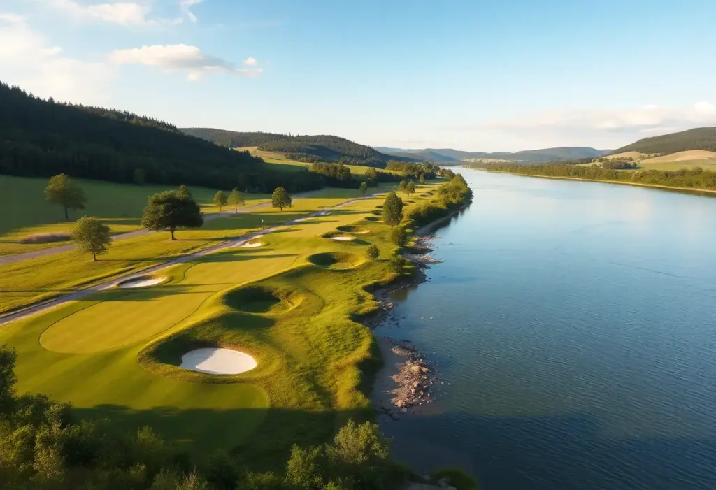 Rendering of the new golf course near Snake River Park