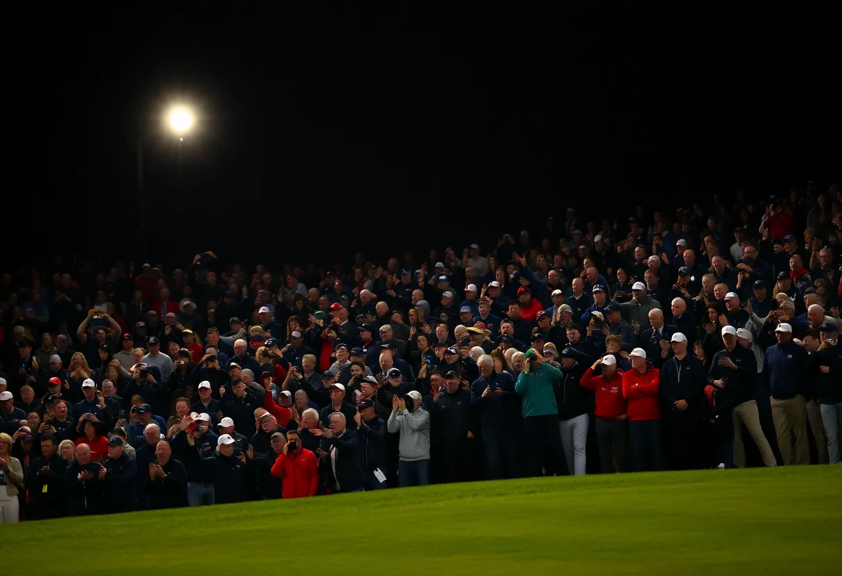Fans at Ryder Cup 2023 at Bethpage Black