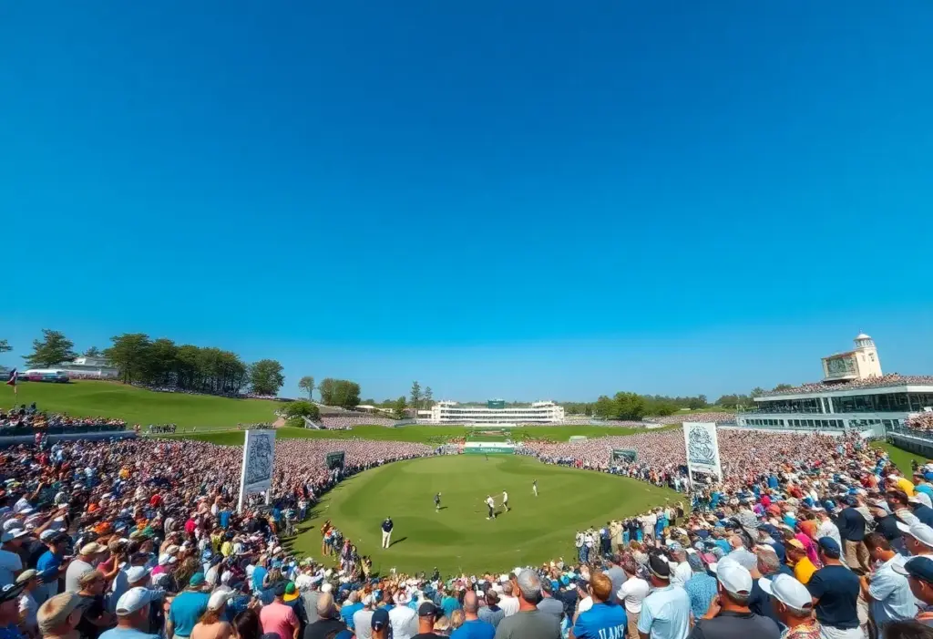 Golf course at Bethpage Black during Ryder Cup 2025
