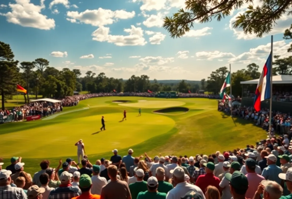 Golfers competing at the Ryder Cup 2025 at Bethpage Black.