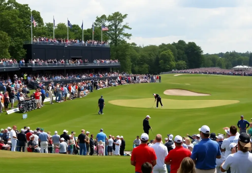 Golfers competing at the Ryder Cup 2025 at Bethpage Black