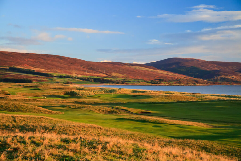The 17th fairway and 2nd green
