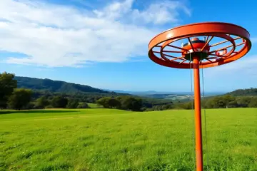 Scenic disc golf course in Alvaiázere, Portugal