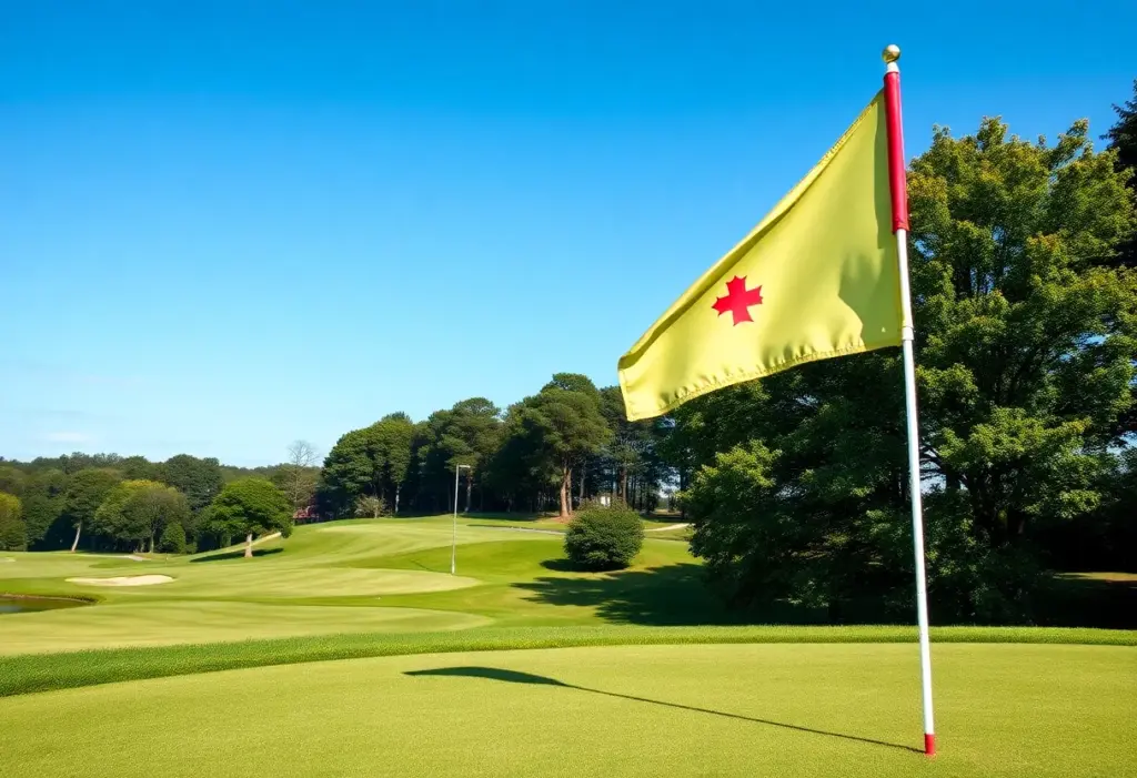 Golf course at Madinaty Golf Club during the Egyptian Open Championship