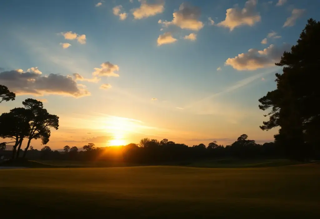 Scenic view of the Genesis Championship golf course