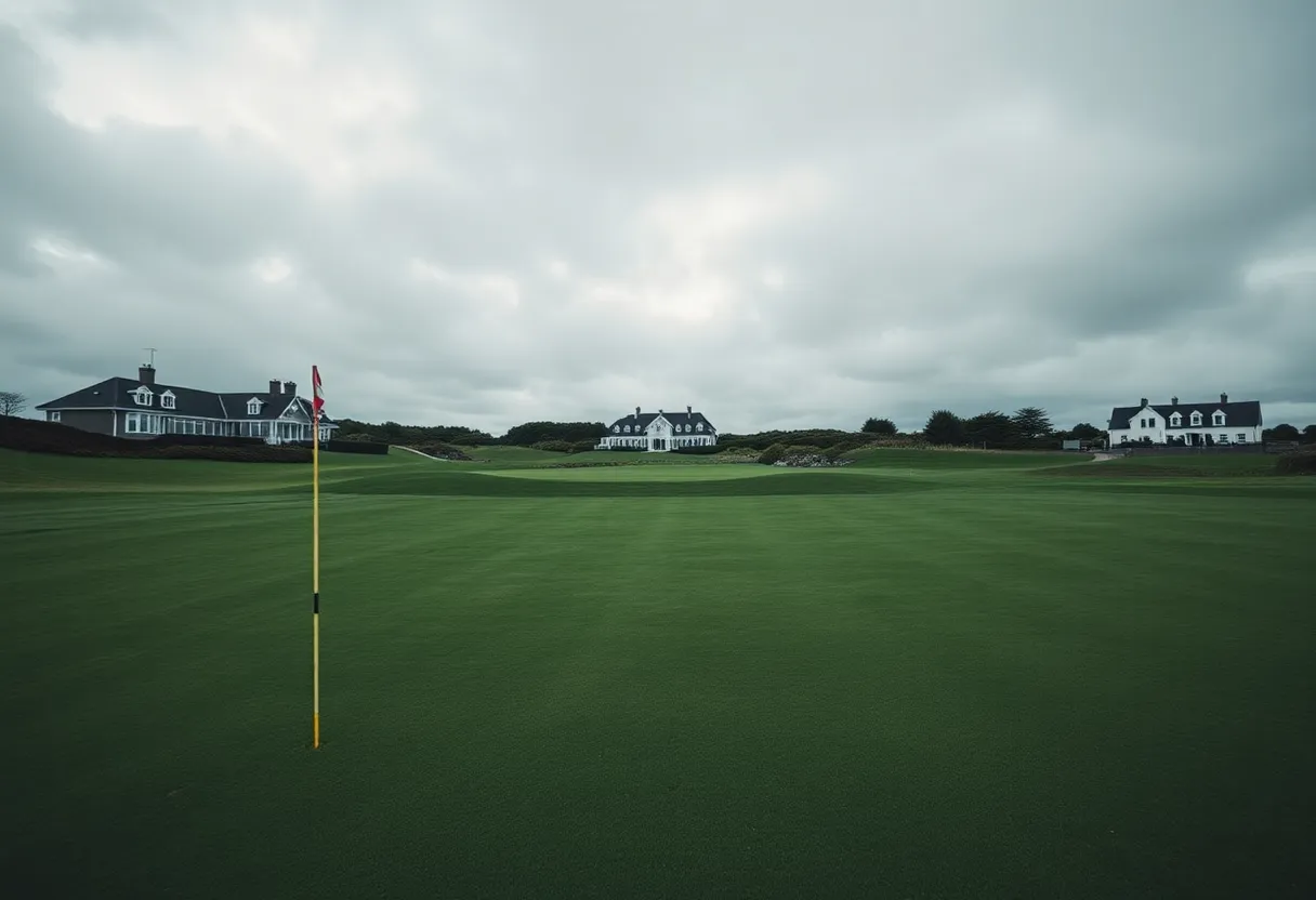 Empty golf course at The Renaissance Club