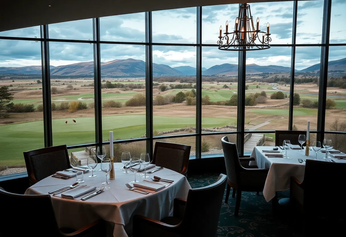 Luxurious Gleneagles Townhouse and breathtaking golf scenery