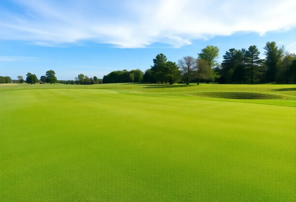 Scenic view of a golf course