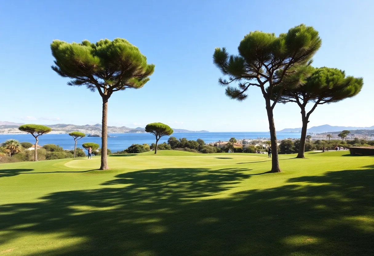 Golf course in Cannes during IGTM 2025