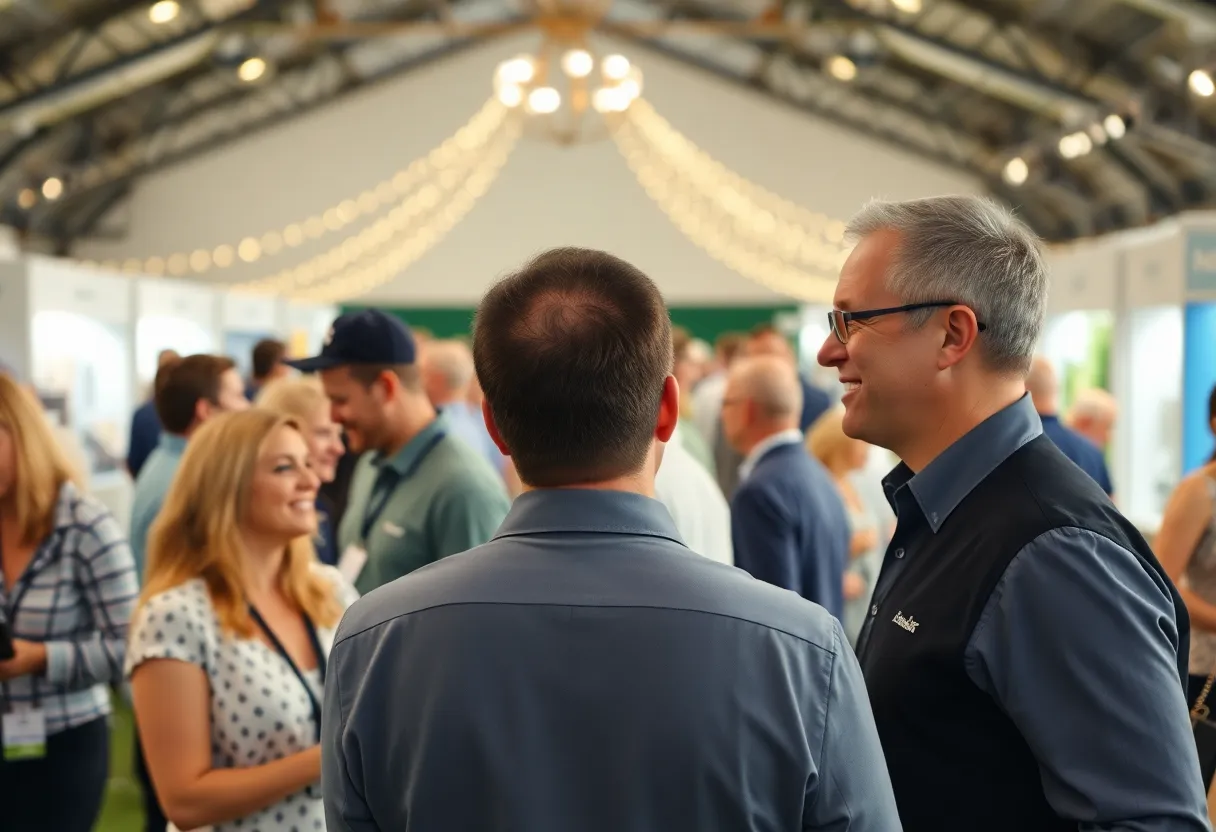 Networking at IGTM 2025 golf tourism event