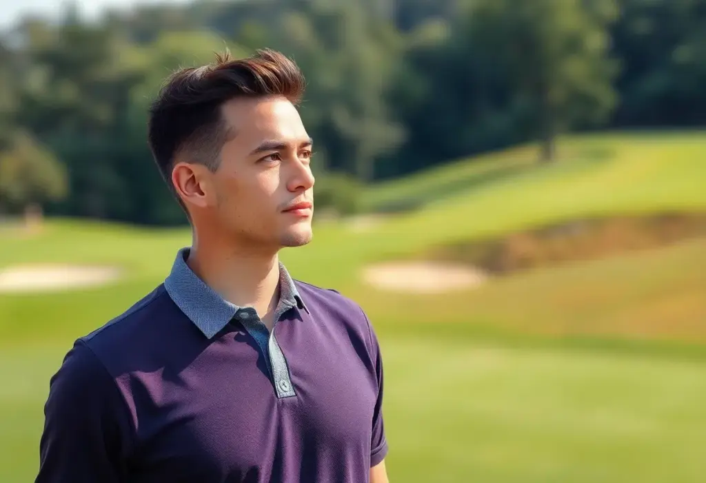 Kieran Vincent preparing for the DP World Tour