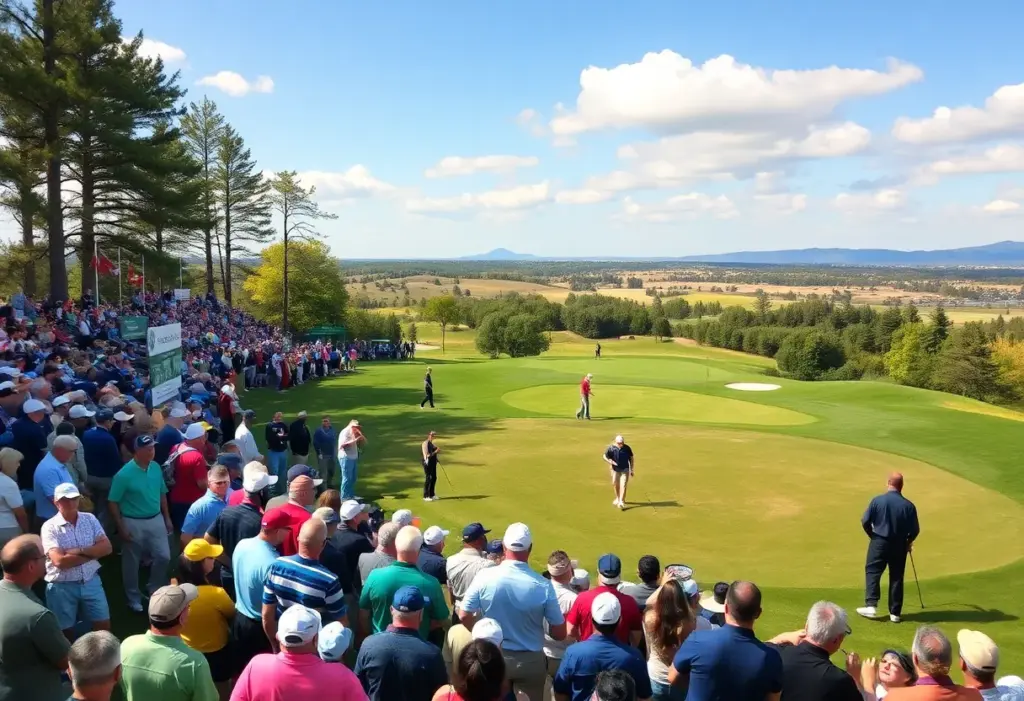 Golfers competing in the Maybank Championship