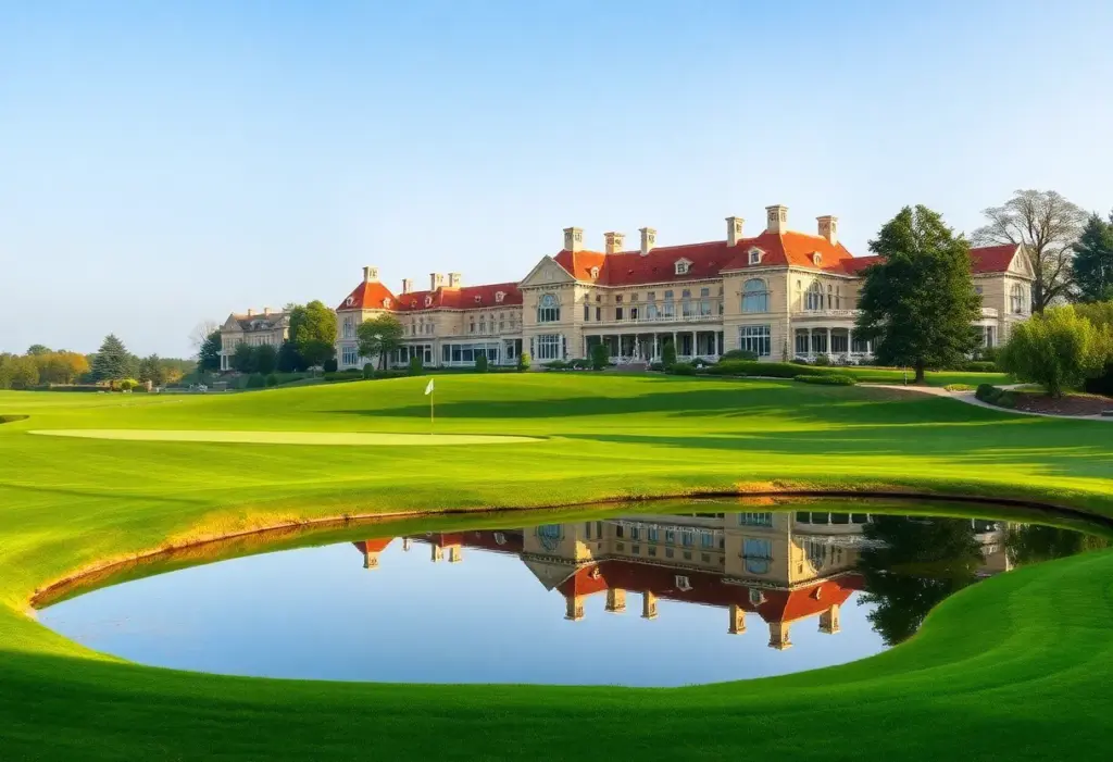 Scenic view of Mid Ocean Club golf course