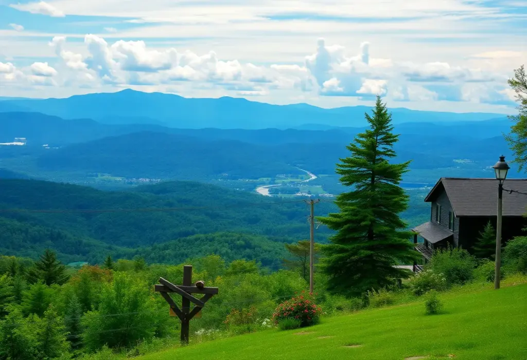 A picturesque landscape of New Hampshire representing ideal retirement living.
