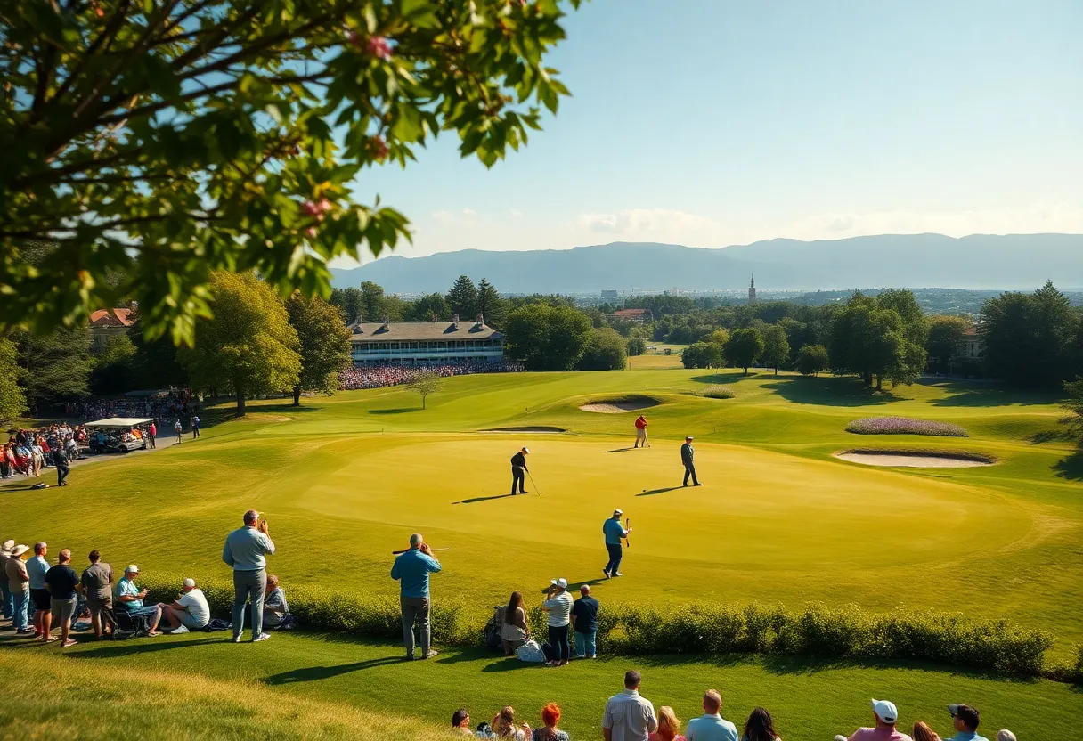 Golf tournament at Club de Campo Villa de Madrid