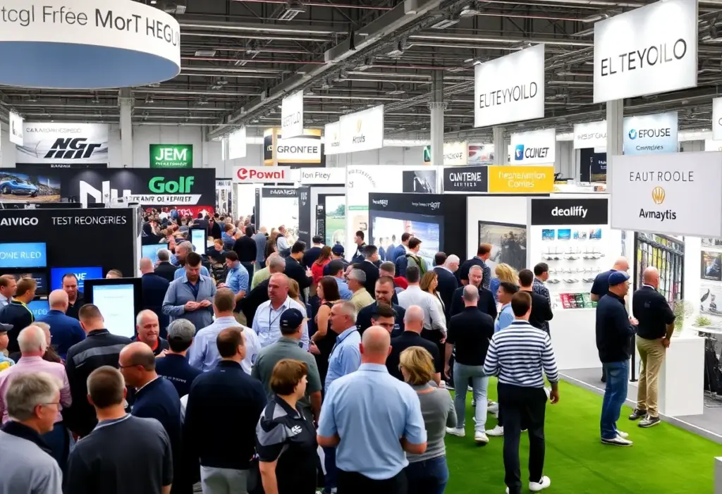 Golf industry professionals interacting at the PGA Show 2026