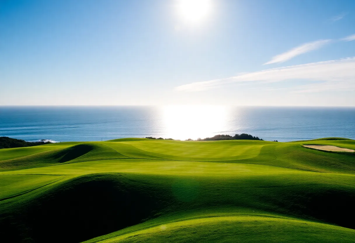 Scenic view of Praia D’El Rey golf course