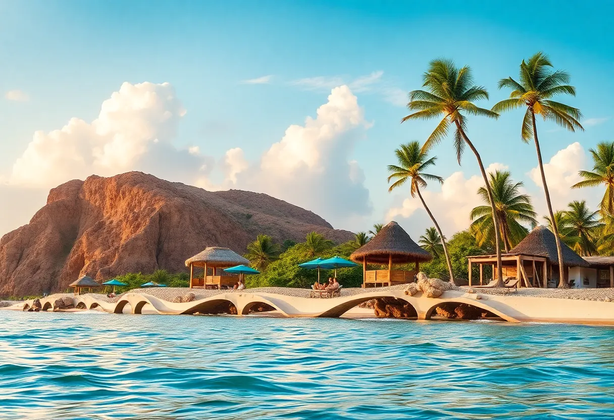 Celebration of Quintana Roo's tourism awards with beautiful local scenery