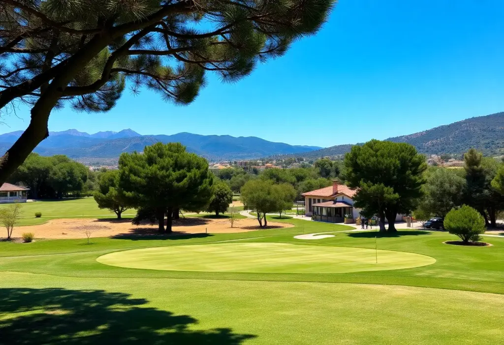 Scenic view of Club de Golf Alcanada, Mallorca during Rolex Grand Final